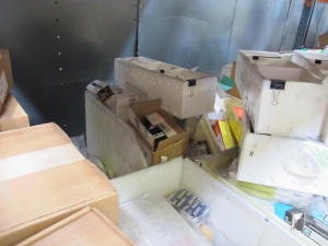 LOT TO INCLUDE: MISC. ELECTRICAL PARTS TO INCLUDE SWITCHES, RECORDING CHARTS, PLATES, RESURFACERS, PLATES, PILOT LIGHTS, ETC. . LOADING & HANDLING FEE $15-4128